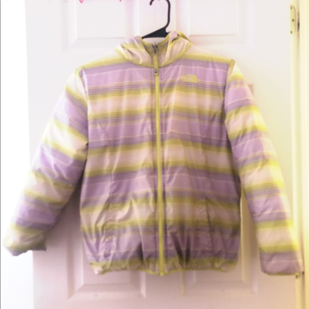 DOUBLE SIDED NORTH FACE CHILDRENS COAT